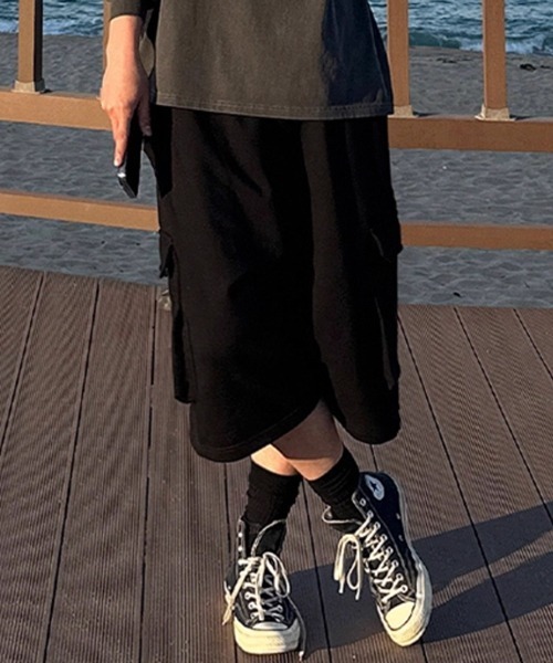 「NOWLE」 クロップドパンツ X-LARGE グレー メンズ_画像3