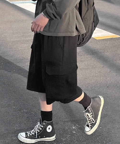 「NOWLE」 クロップドパンツ X-LARGE グレー メンズ_画像6