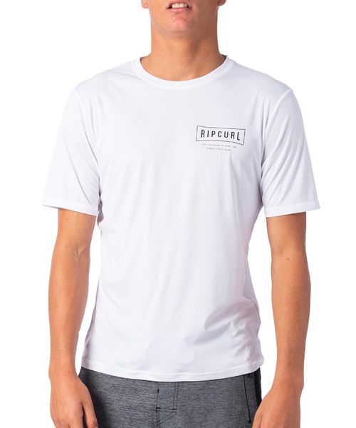 おしゃれ ラッシュガード Rip Curl リップカール メンズ半袖ラッシュガード 水着 Upf50 ラッシュtシャツ バックプリント2 750円 Aynaelda Com
