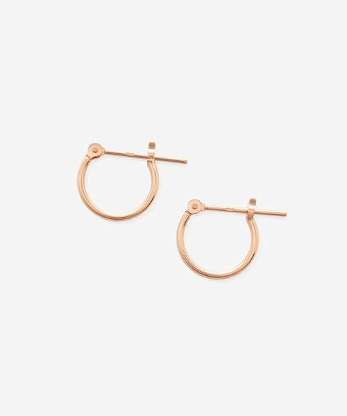 ESTELLE（エステール） フープ ピアス K18 ピンクゴールド フープ
