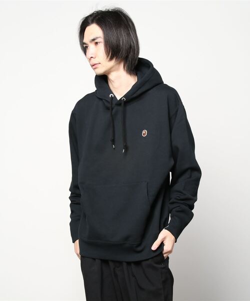 パーカー APE HEAD ONE POINT RELAXED FIT PULLOVER HOODIE M