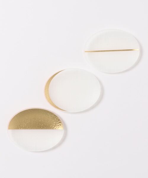 食器 toumei トウメイ 箔 coval 3枚セット 木箱入り | MARK'S | 04