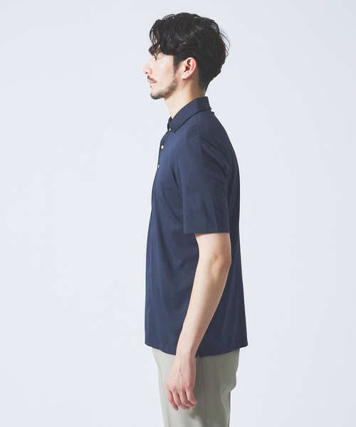 ANEW(アニュー) メンズ グラデーションポロシャツ XL ANEW GOLF アニューゴルフ 半袖ポロシャツ ブラック系 L ゴルフウェア