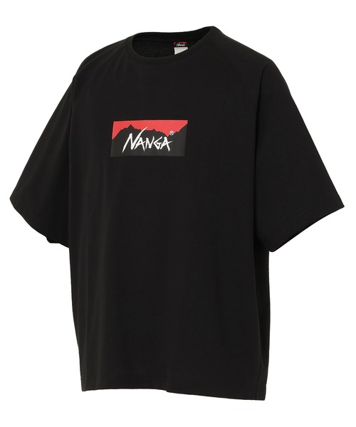 NANGA（ナンガ） tシャツ ECO HYBRID BOX LOGO LOOSE FIT TEE / エコ