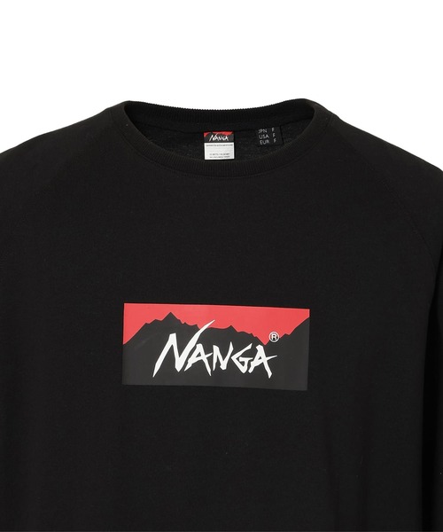 NANGA（ナンガ） tシャツ ECO HYBRID BOX LOGO LOOSE FIT TEE / エコ