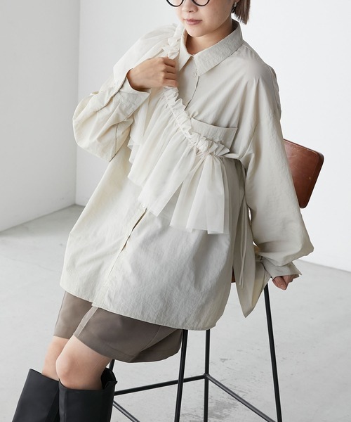 forksy.（フォルクシー） ブラウス シャツ 「forksy.」ワッシャー