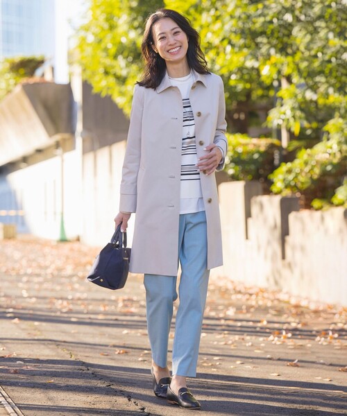 ニット セーター 「洗える」RAYON STRETCH BORDER ボートネック ニット レディース 洗える】RAYON STRETCH BORDER ボートネック ニット / J.PRESS