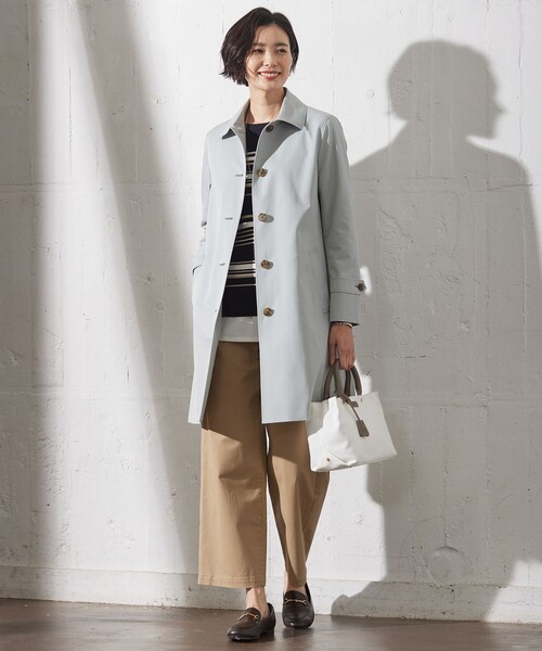 ニット セーター 「洗える」Rayon Stretch Border ニット レディース ニット セーター 「洗える」RAYON STRETCH BORDER ボートネック