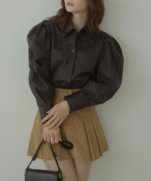 ブラウス シャツ Volume sleeve シャツ レディース