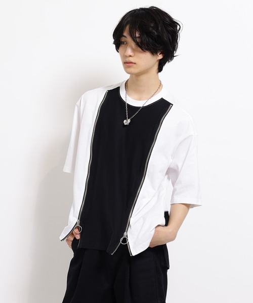 tシャツ ZIPPED LOGO Tシャツ レディース メンズ