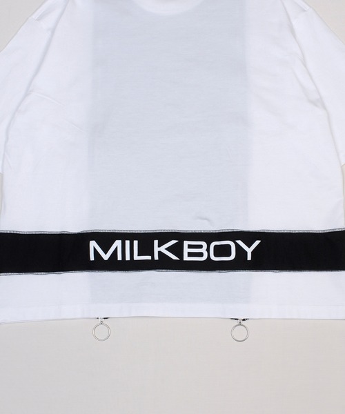 MILKBOY tシャツ ZIPPED LOGO Tシャツ レディース メンズ