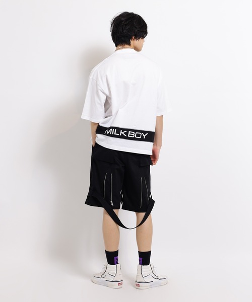 MILKBOY（ミルクボーイ） tシャツ ZIPPED LOGO Tシャツ レディース