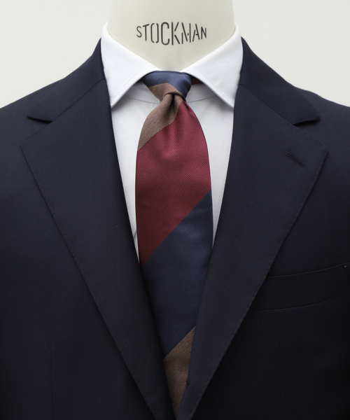 EDIFICE（エディフィス） ネクタイ PB ボールドストライプタイ