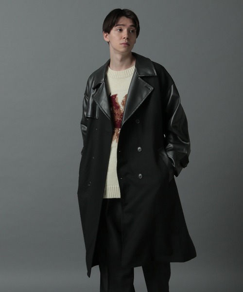 HARE（ハレ） トレンチコート コート ダブルカラートレンチコート(HARE