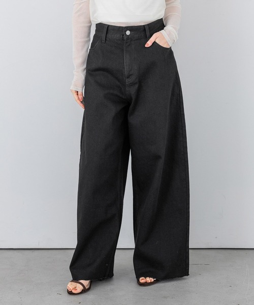 デニム　パンツ　ルーズデニム QS86 denim QS244B loose denim