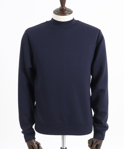 wjk reluxe tシャツ mlt4792-high gauge double knit mock neck cut