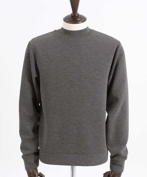 wjk reluxe tシャツ mlt4792-high gauge double knit mock neck cut