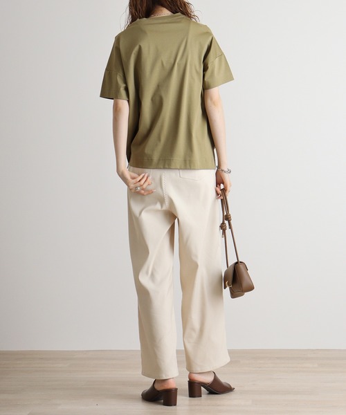 tシャツ BRODIAEA MOMENTプリント　スムースTシャツ レディース tシャツ BRODIAEA MOMENTプリント スムースTシャツ レディース