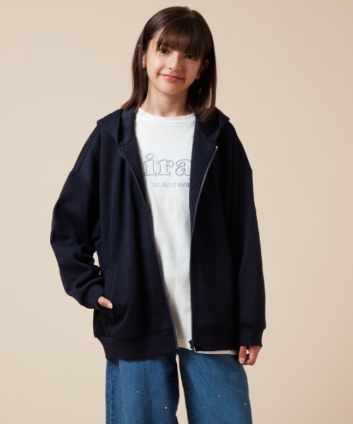 a.v.v（アー・ヴェ・ヴェ） パーカー 「100-130」コクーンシルエット 