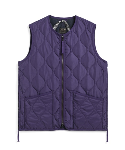 ［美品］TAION タイオン ダウン×ボアベスト メンズ XL TAION ダウンベスト ベスト BOA REVERSIBLE DOWN VEST (タイオン