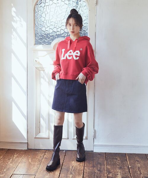 earth music&ecology デニムスカート Lee×e.m.a.eデニムミニ
