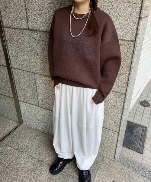 KBF（ケービーエフ） ニット セーター SACHIPOWDERリバーシブルニット