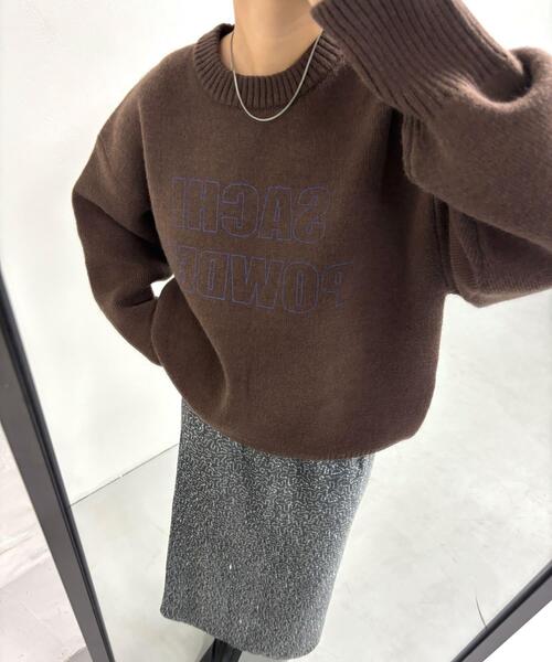 KBF（ケービーエフ） ニット セーター SACHIPOWDERリバーシブルニット