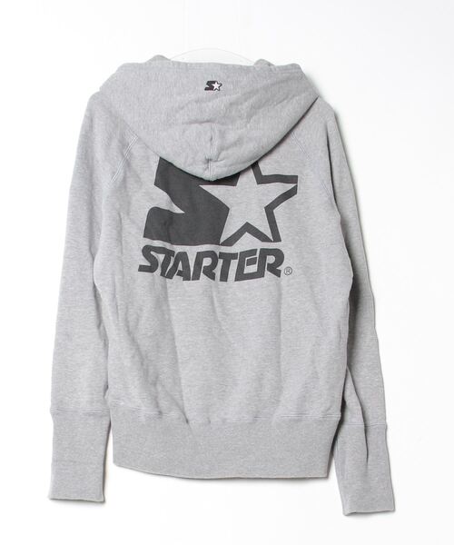 TMT」 プルオーバーパーカー「STARTERコラボ」 LARGE グレー メンズ 