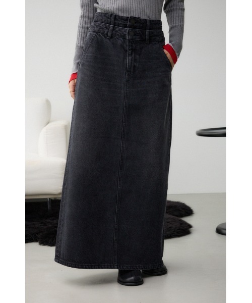 AZUL BY MOUSSY（アズールバイマウジー） デニムスカート AZUL DENIM
