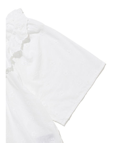 [Levi's] короткий рукав блуза X-SMALL белый женский 