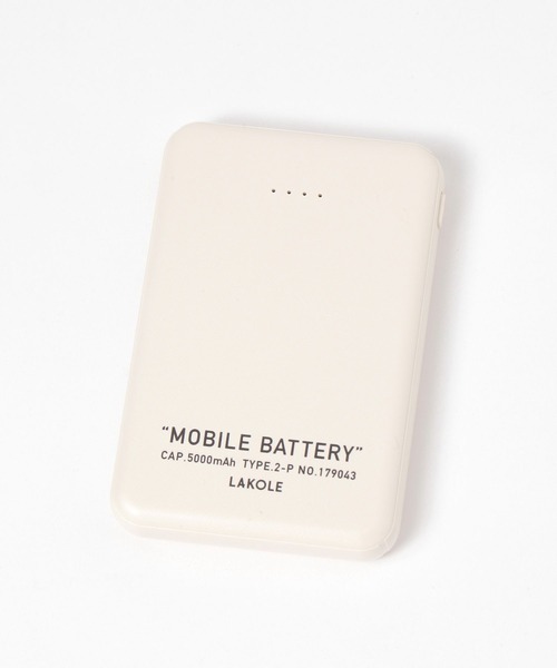 リテイク ご依頼品 LAKOLE（ラコレ） 5000mAh薄型モバイルバッテリー / 234278 : ZOZOTOWN