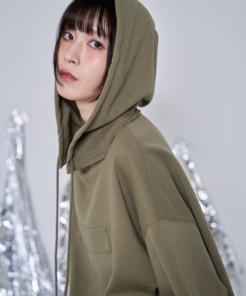 Nora Lily（ノラリリー） パーカー 「Nora Lily」Attached Hood 3D