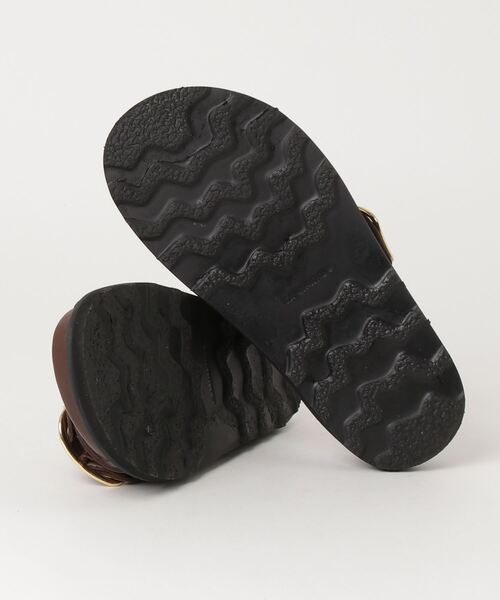 「CAMINANDO」 フラットサンダル 7 ブラウン レディース_画像3