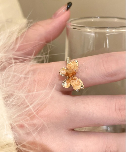 LA VORAGINE 指輪 リング 蝶リング レディース : ZOZOTOWN Yahoo