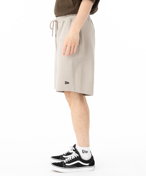 ハーフ・ショートパンツ NEW ERA ESSENTIAL SHORT PANTS 5FT635 NEW ERA パンツ ニューエラ ショートパンツ ハーフパンツ 厚手