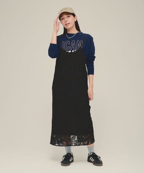 ワンピース 「eL」Lace Cami One-piece/288079 : ZOZOTOWN Yahoo!店