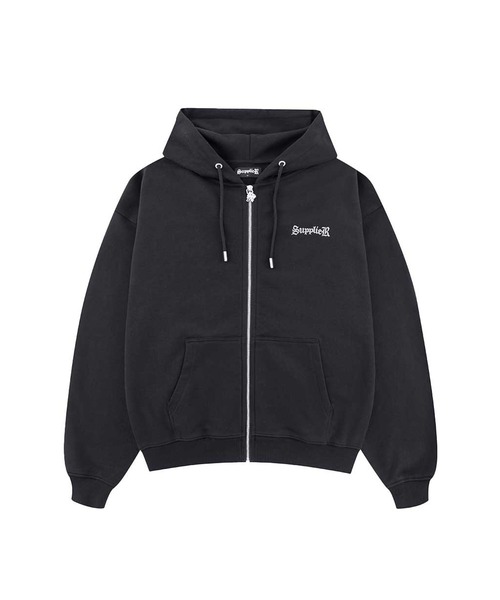 Supplier ブラック パーカー サプライヤー SUPPLIER パーカー フーディー トップス