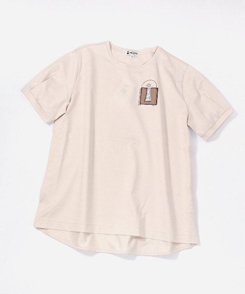 tシャツ タックスリーブＴシャツ レディース
