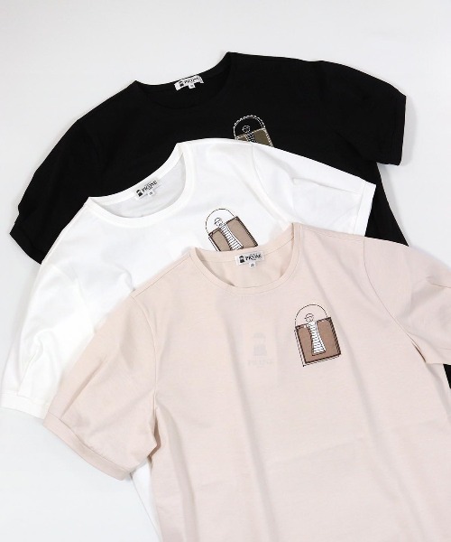 STUDIO PICONE（スタジオピッコーネ） tシャツ 半袖 タックスリーブT