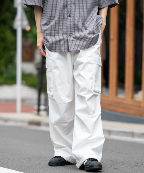 リアルツリー(24AW ツリーカモプリント テーパード ミリタリーカーゴパンツ) カーゴパンツ 24AW ツリーカモプリント テーパード ミリタリー