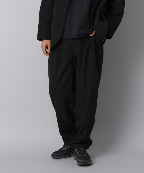 GQ1027◇NO ID BLACK : シンセティックレザーワイドトラウザーズ チェンジングワイドトラウザーズ – NO ID.