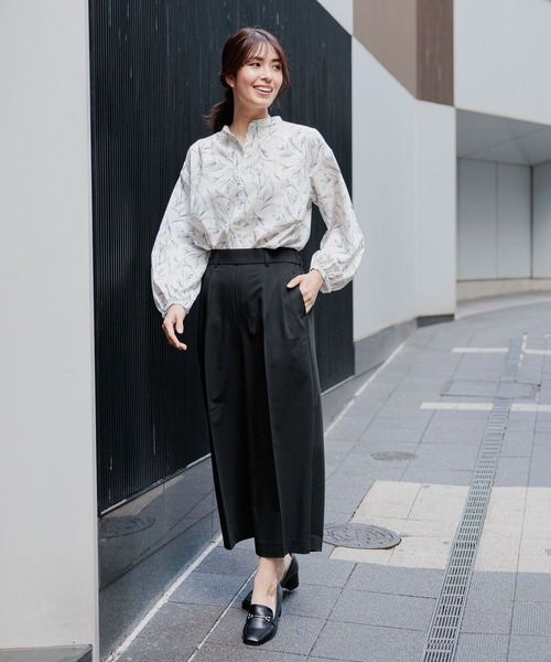 Theory 21ss ワイドクロップドパンツ クォーツ Theory 21ss ワイドクロップドパンツ クォーツ