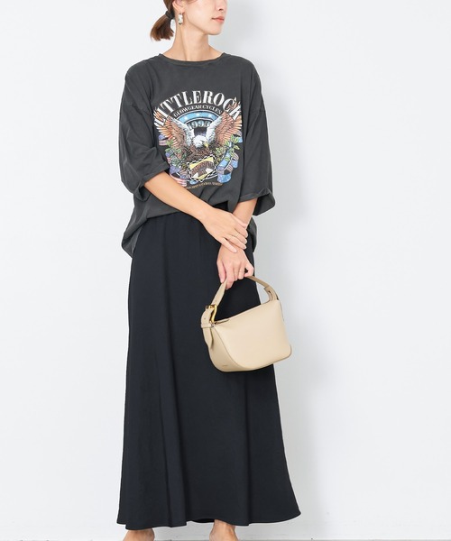 tシャツ 「GOOD ROCK SPEED×MICA＆DEAL」”LITTLEROCK”プリントT-shirt レディース