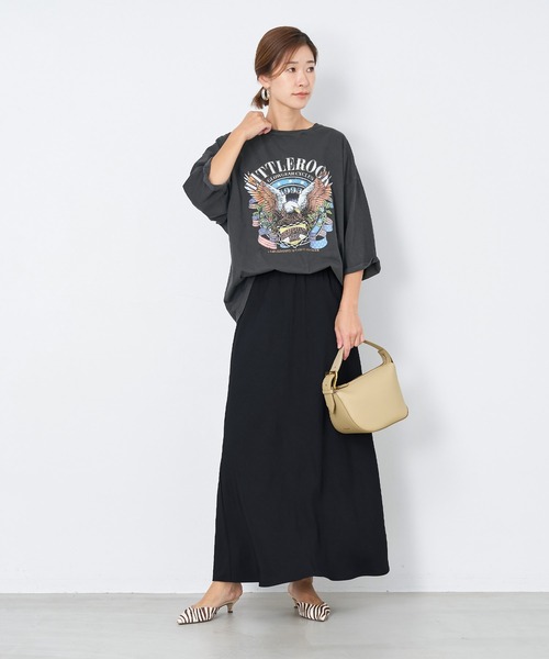 tシャツ 「GOOD ROCK SPEED×MICA＆DEAL」”LITTLEROCK”プリントT-shirt レディース