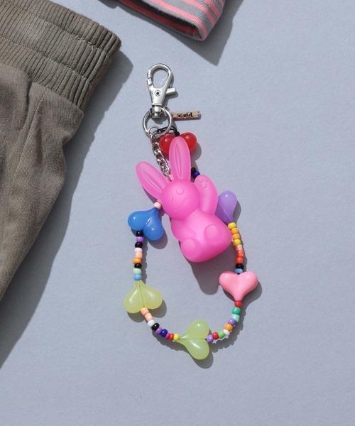 MMガール X-girl キーホルダー GUMMY BUNNY STRAP : ZOZOTOWN Yahoo!店