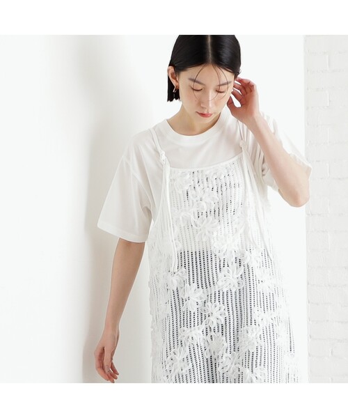 THE SHOP TK ワンピース 3Dレースキャミワンピ : ZOZOTOWN Yahoo!店