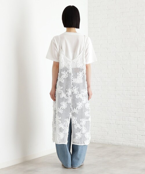 THE SHOP TK ワンピース 3Dレースキャミワンピ : ZOZOTOWN Yahoo!店
