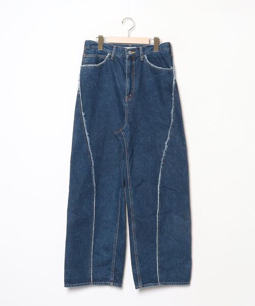Jieda」 加工デニムパンツ 1 ネイビー レディース