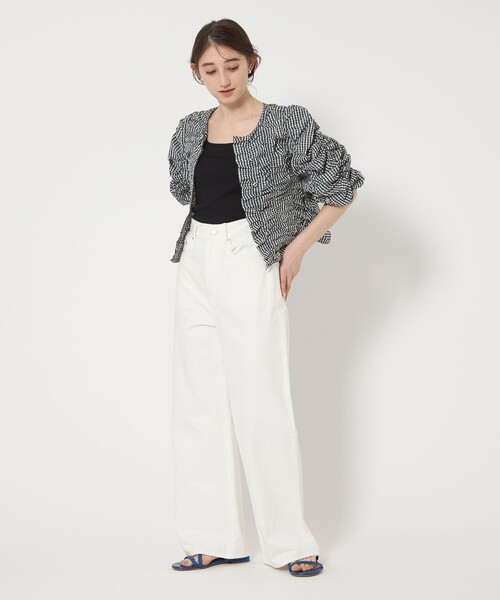 UNITED ARROWS ブラウス シャツ シャーリング 2WAY レディース
