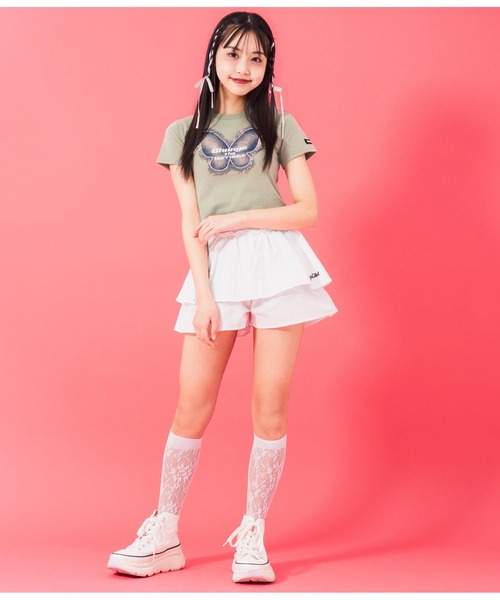 ANAP GiRL スカート ティアードスカート キッズ 子供服 女の子